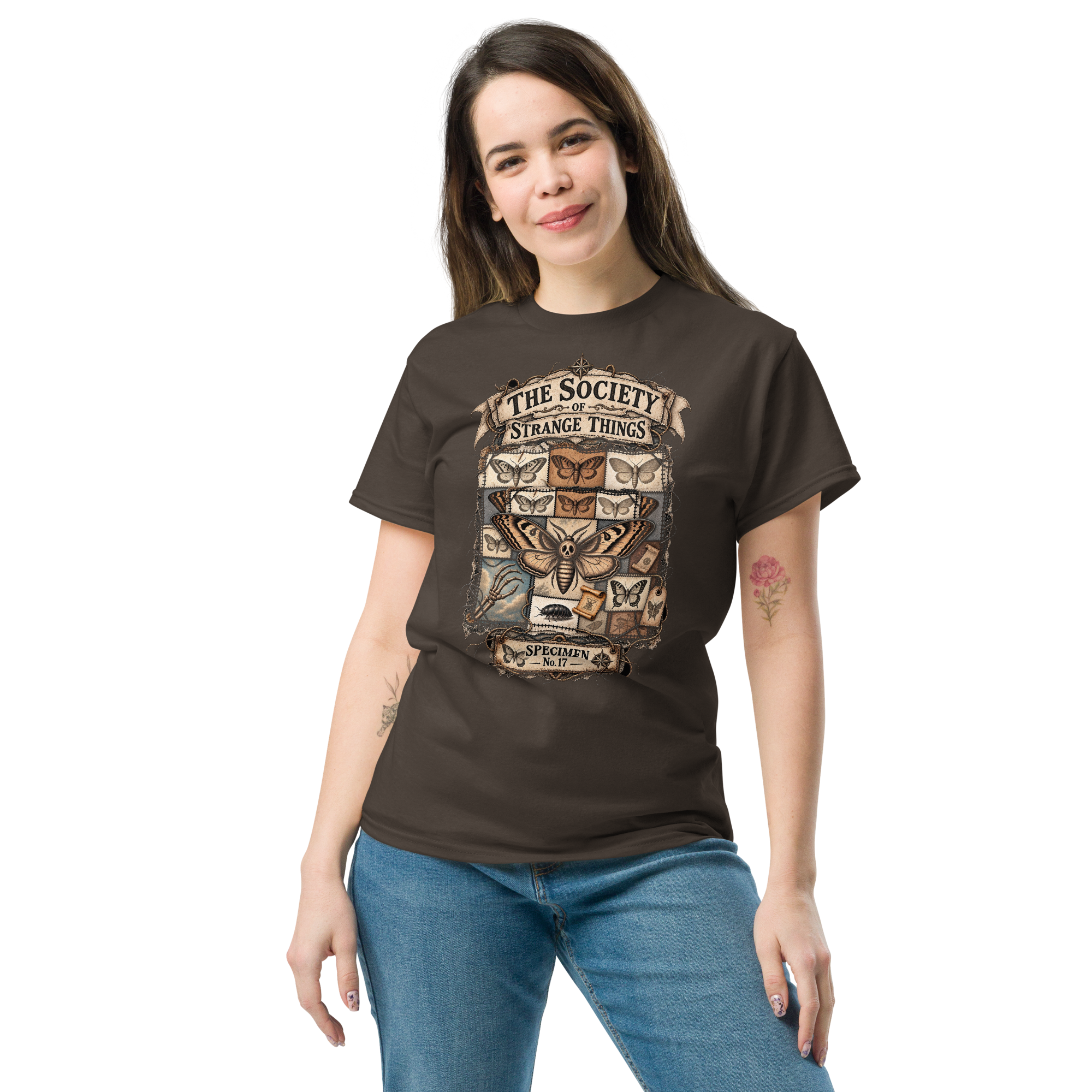 Koszulka Unisex The Society of Strange Things Specimen No. 17, Gildan 5000 Classic - obrazek 2