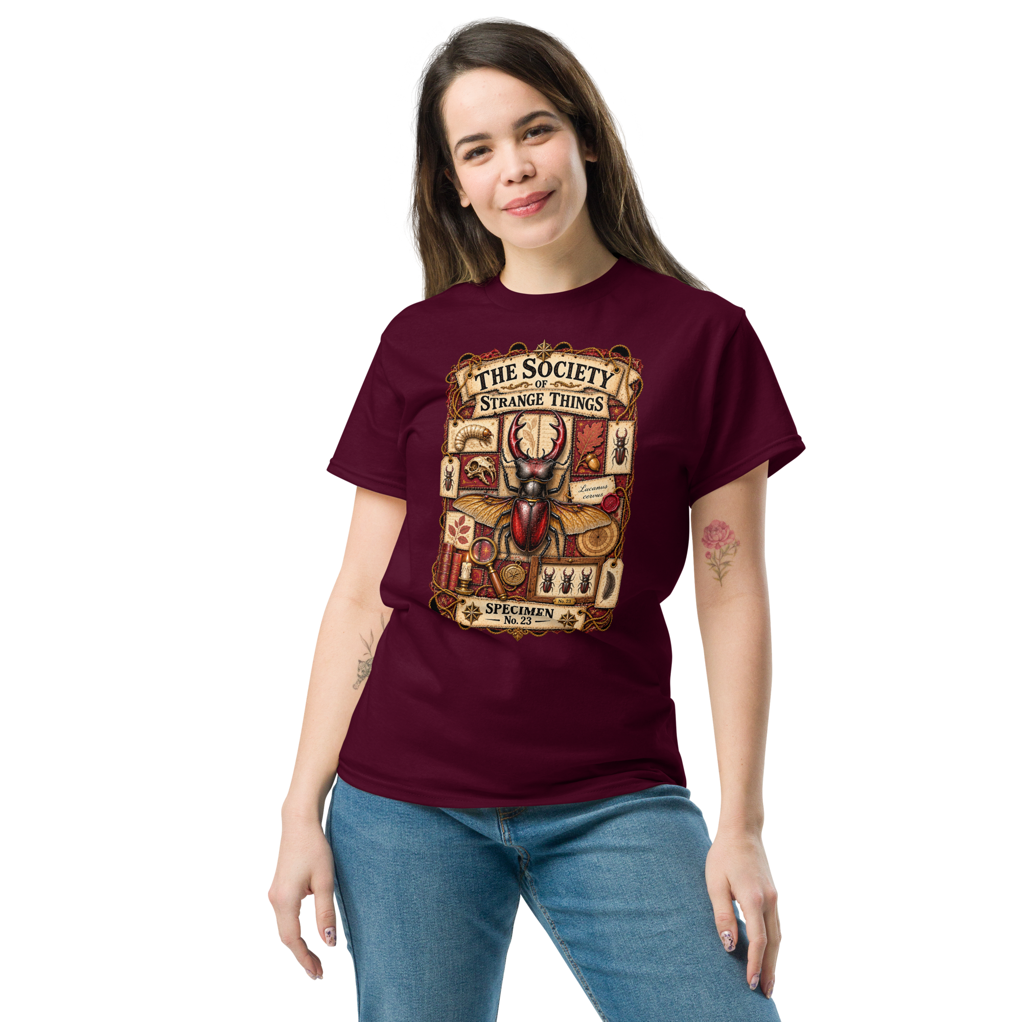 Koszulka Unisex The Society of Strange Things Specimen No. 23, Gildan 5000 Classic - obrazek 2