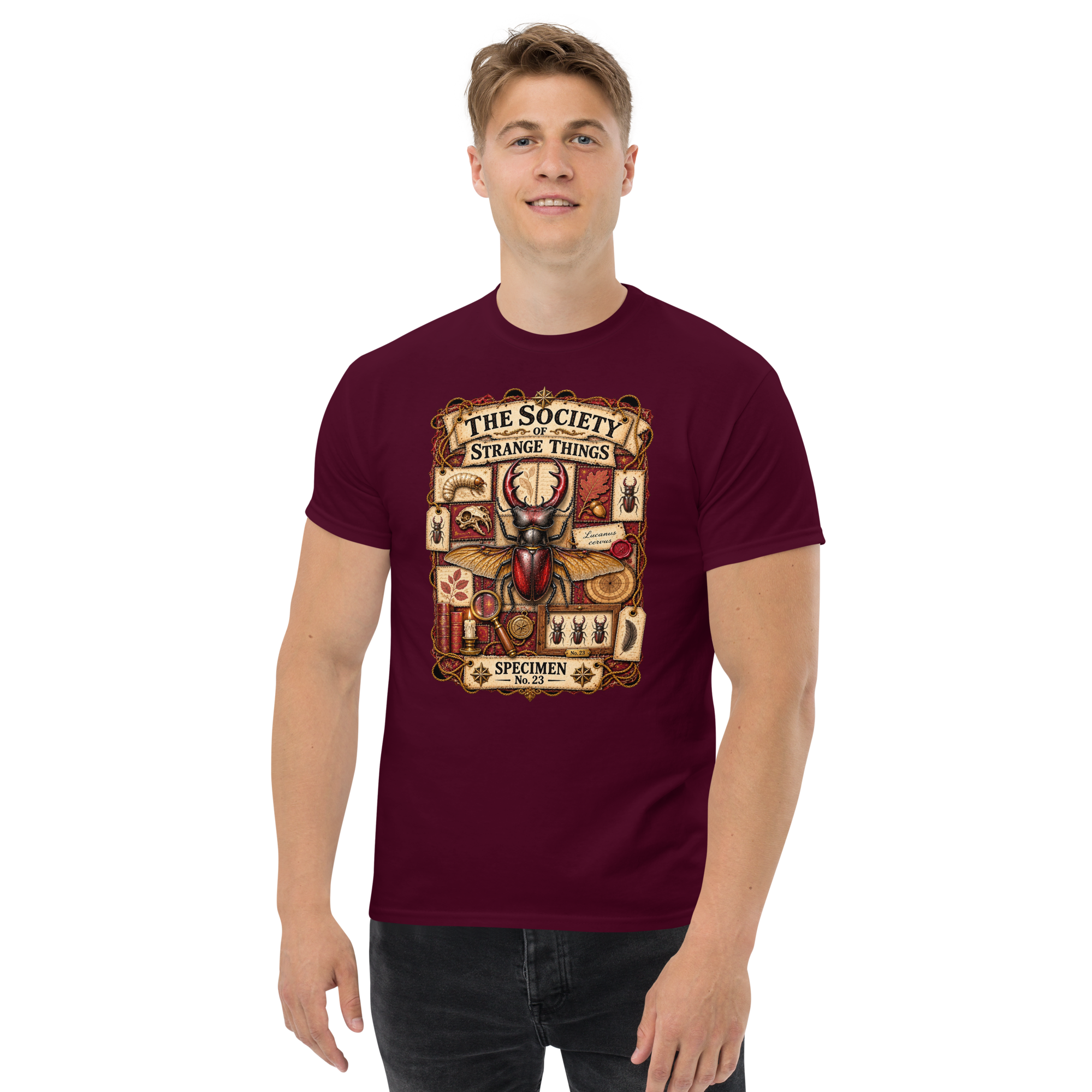 Koszulka Unisex The Society of Strange Things Specimen No. 23, Gildan 5000 Classic - obrazek 3