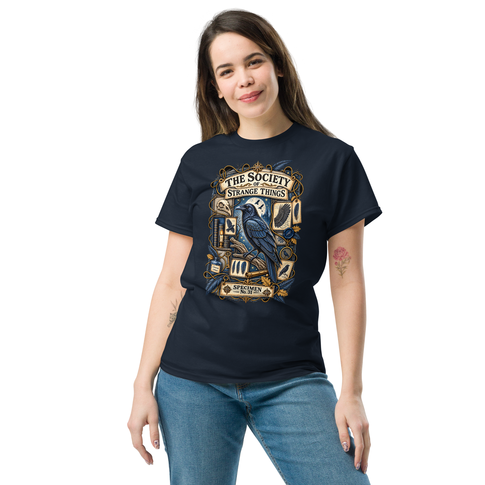 Koszulka Unisex The Society of Strange Things Specimen No. 31, Gildan 5000 Classic - obrazek 4