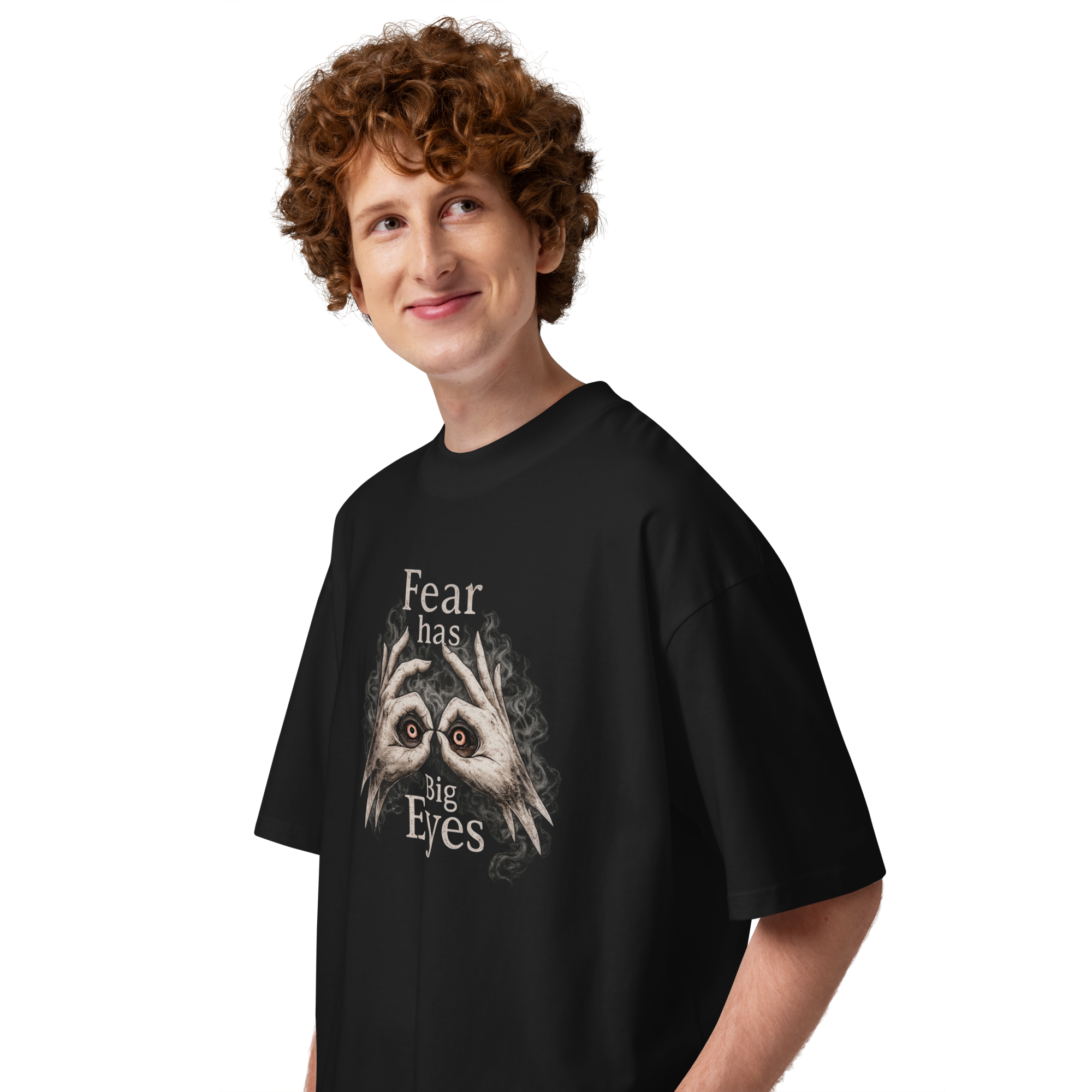Koszulka Oversize Foxline Fear Has Big Eyes, Stanley/Stella Blaster 2.0 Premium - obrazek 3
