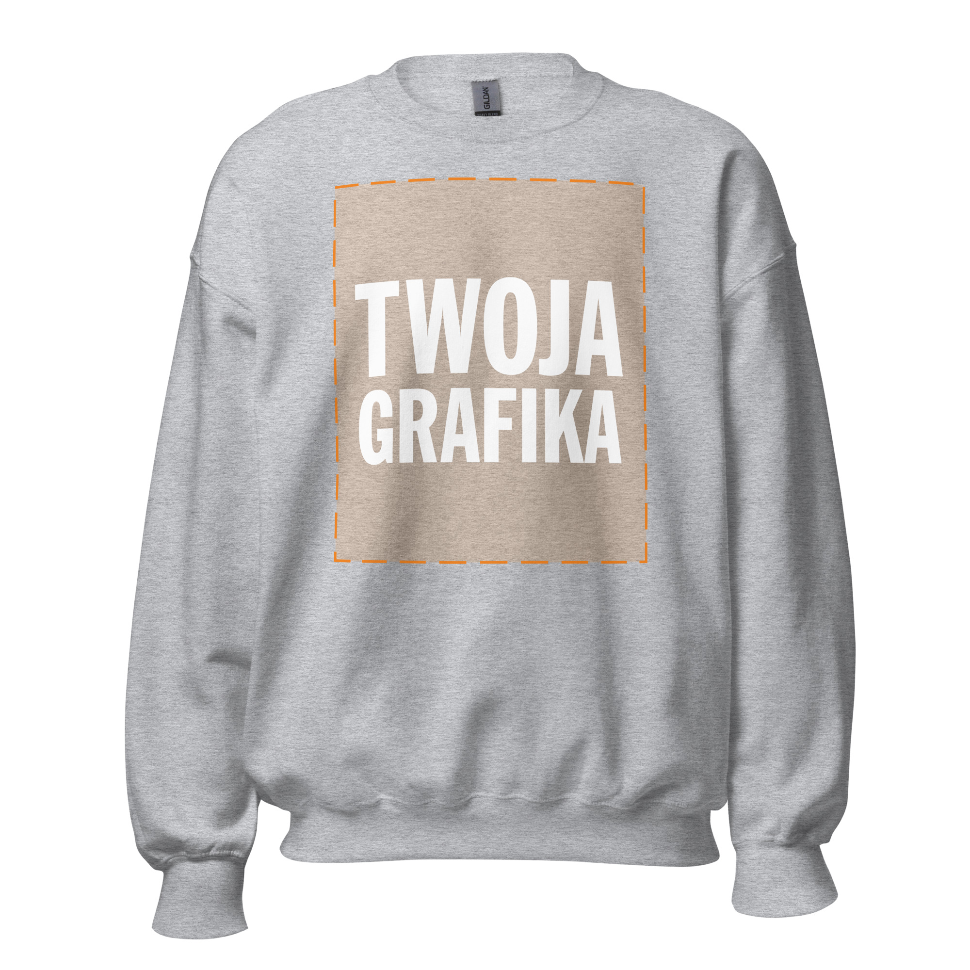 Bluza Unisex Sweatshirt Foxline Custom, Gildan 18000 Classic